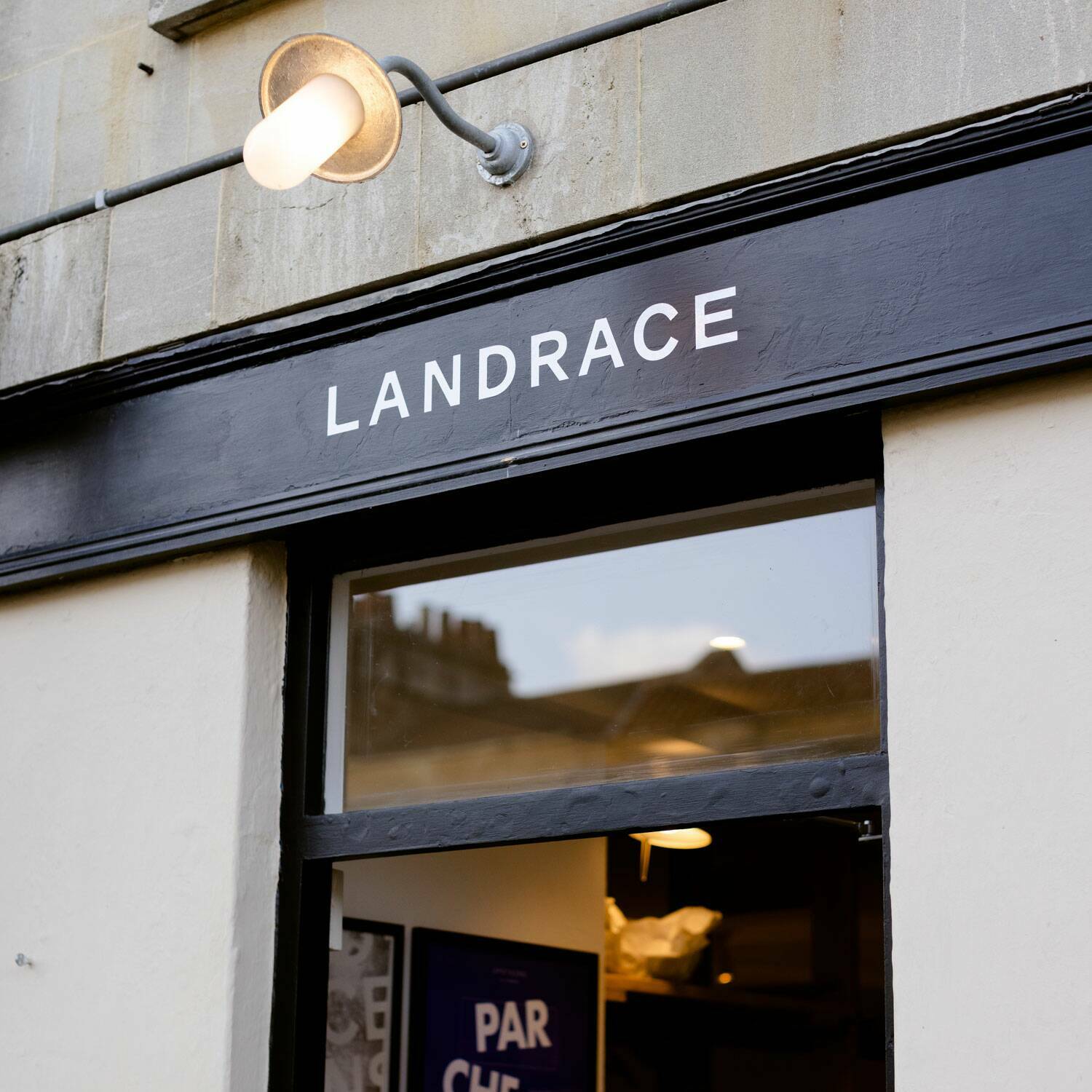 Landrace Bakery storefront on Walcot Street